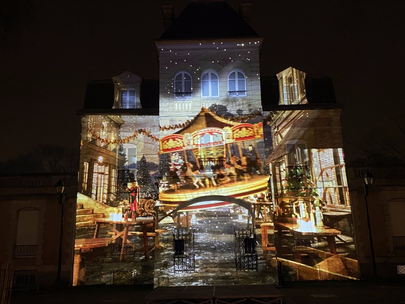 Spectacle mapping vidéo